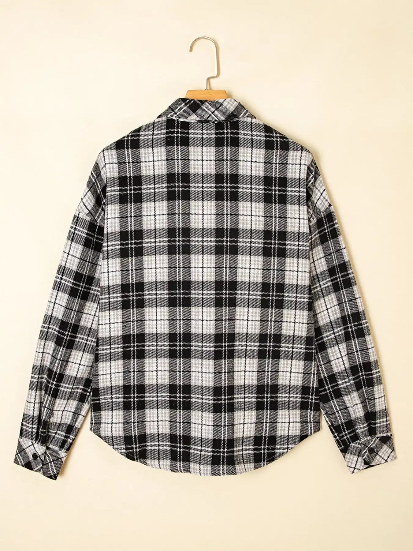 Plaid Print Chest Pockets Buttoned Shirt - Bela Fils BoutiqueBela Fils Boutique